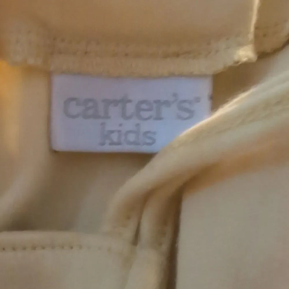 Carter's‎ Y2k Infant Girl Yellow Floral Embroidered Summer Dress